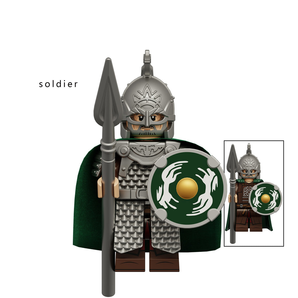 LOTR Rohan Royal Guards Army Infantry Minifigures