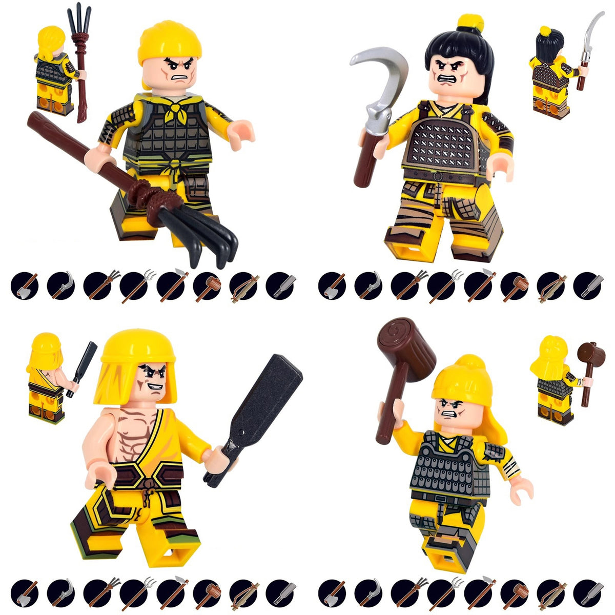 The Romance of Three Kingdoms ROTK Minifigures Collection