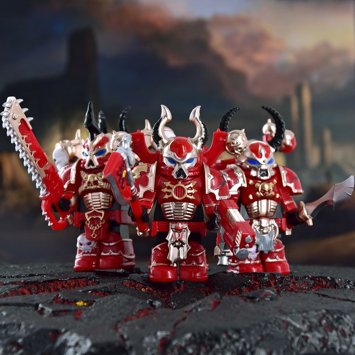 Warhammer 40K Chaos Space Marines Minifigures