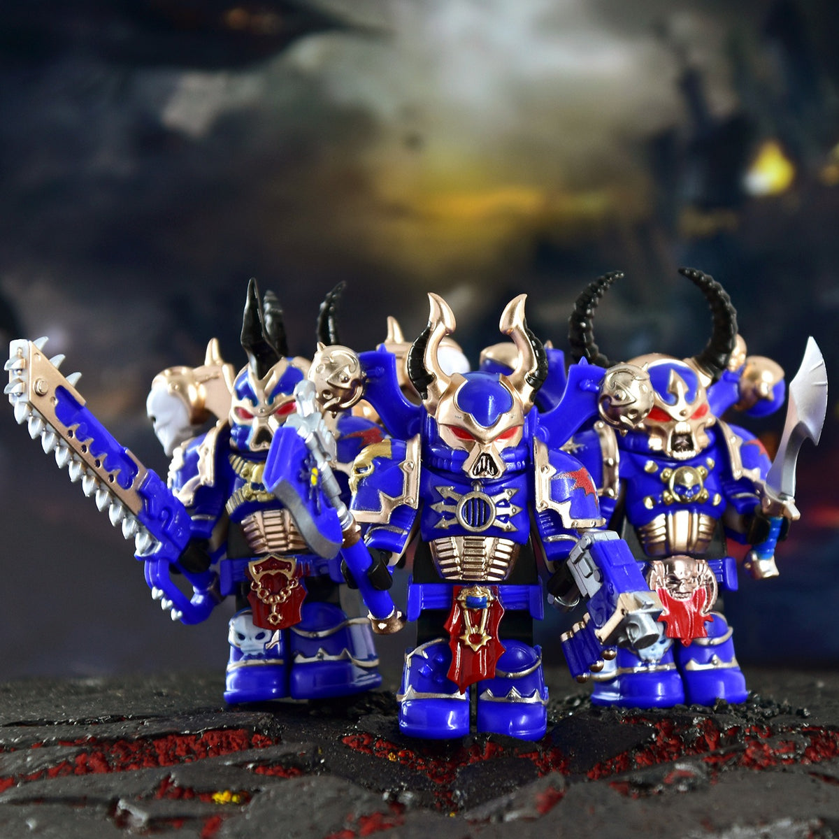 Warhammer 40K Chaos Space Marines Minifigures