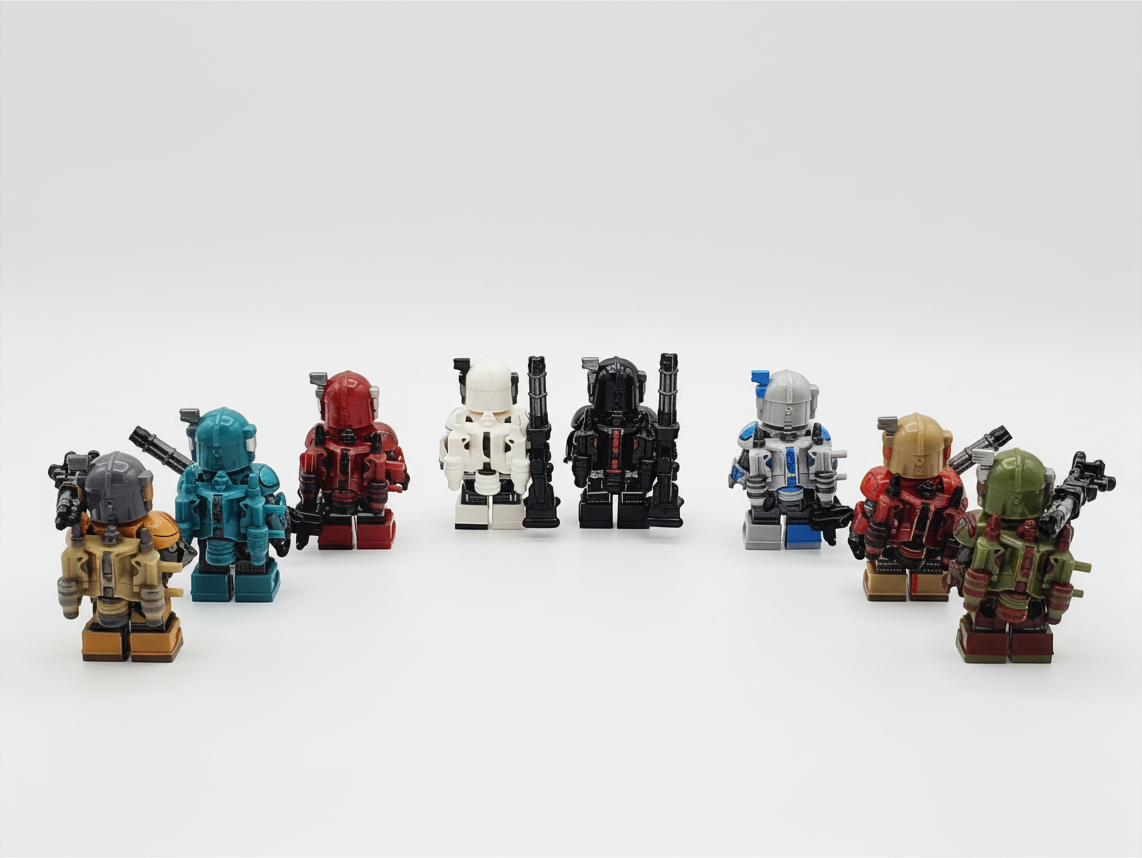 Star Wars Heavy Mandalorians Custom 8 Minifigures Set
