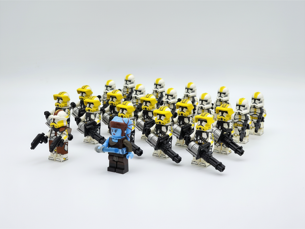 Star Wars 327th Aayla Secura Commander Bly Heavy Clone Troopers Army Set 22pcs Minifigures Set