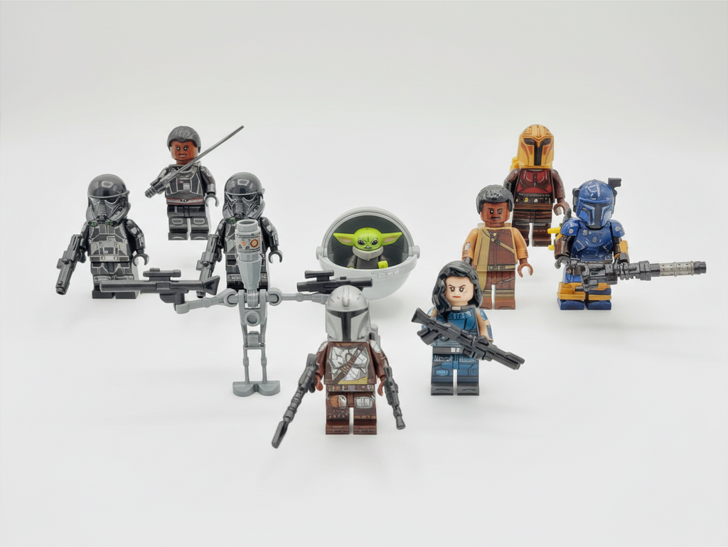 Star Wars Mandalorian Series Season 1 Custom 10 Minifigures Set