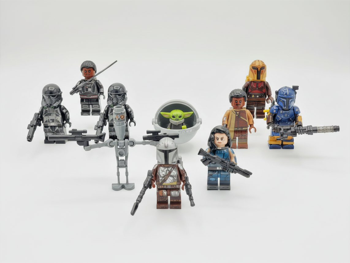 Star Wars Mandalorian Series Season 1 Custom 10 Minifigures Set
