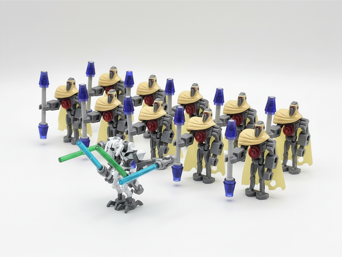 Star Wars General Grievous Mangaguards IG-100 Bodyguard Droids Custom Set 11pcs