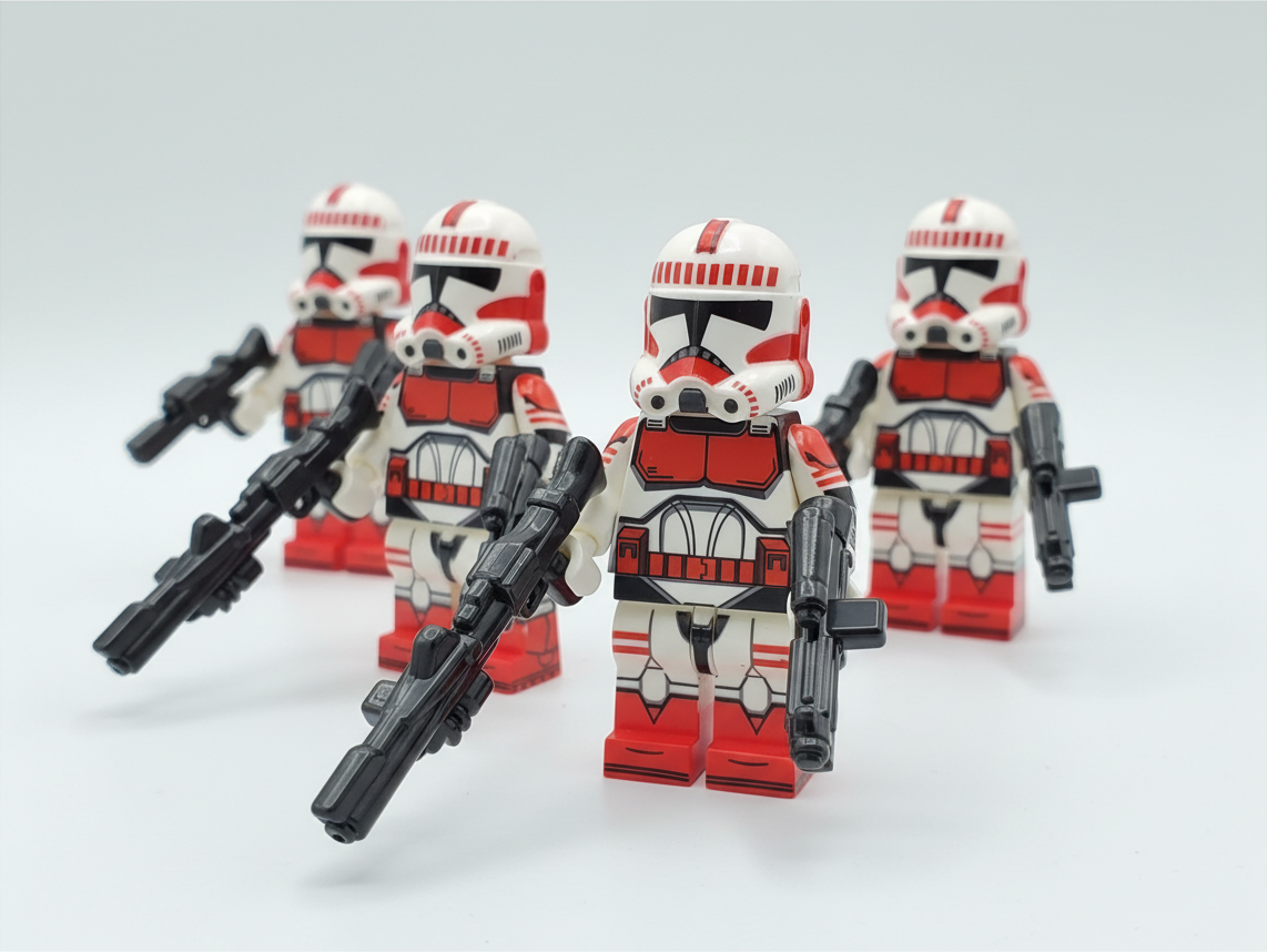 Star Wars Coruscant Guards Clone Troopers Minifigures Set