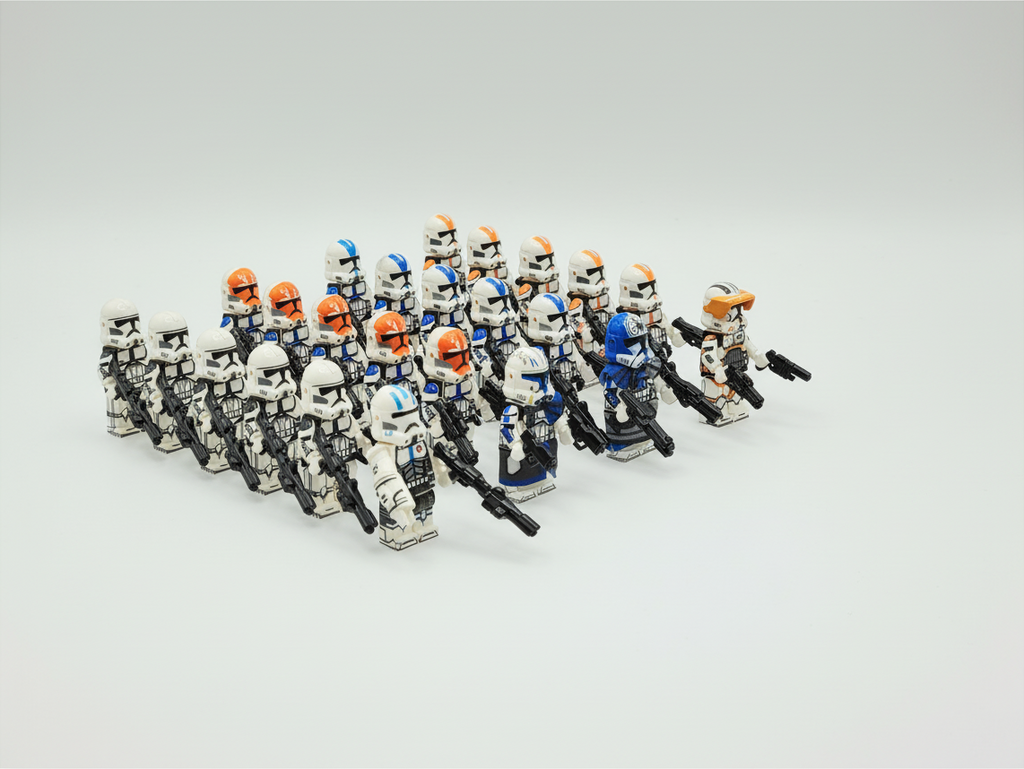 Star Wars Ahsoka Tano Captain Rex Republic Assortment Clone Troopers Army Set 25pcs