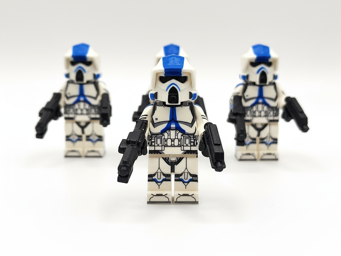 Star Wars 501st ARF Clone Troopers Custom Minifigures Set