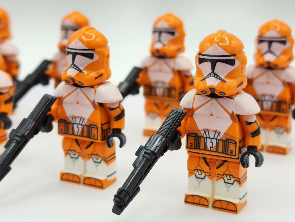 Star Wars Phase 2 Bomb Squad Clone Troopers Custom Minifigures Set