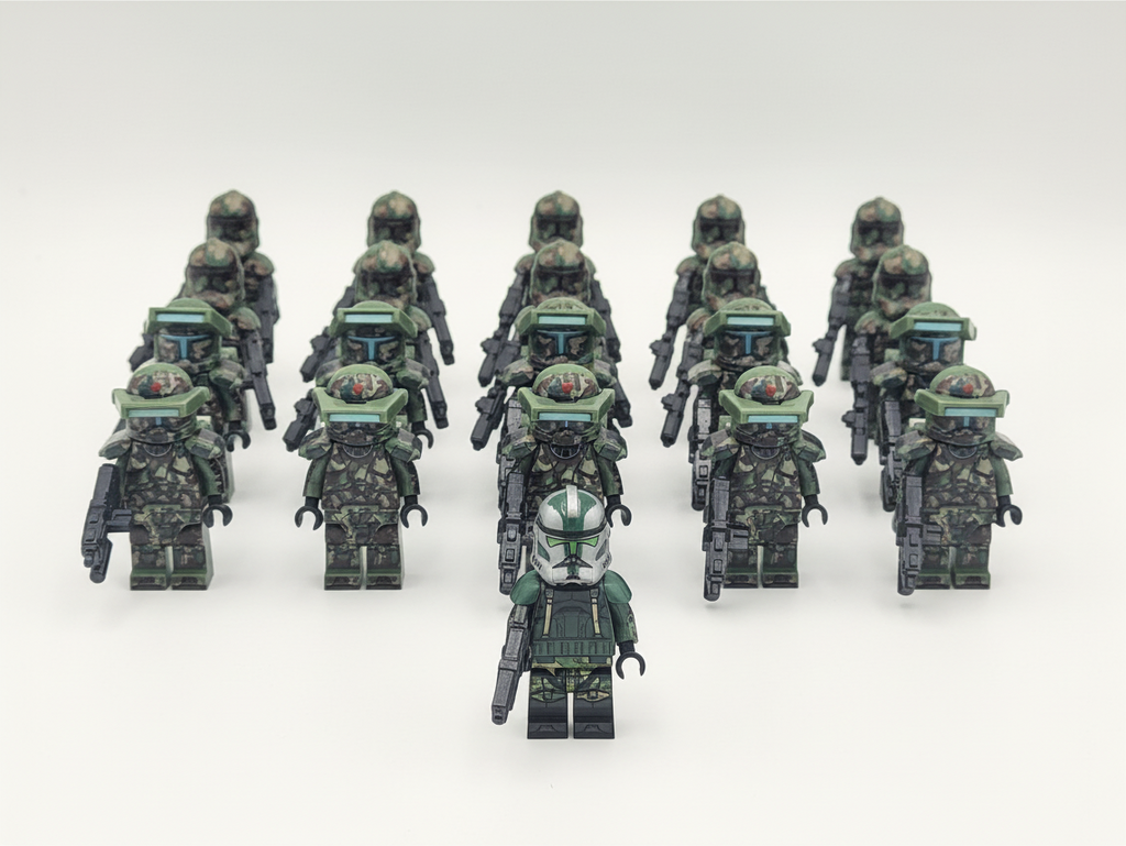 Star Wars Kashyyyk Custom Army Set Clone Commandos Troopers Gree Chewie 23pcs