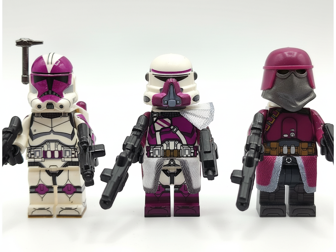 Star Wars 21sts Commander Bacara Nova Corps Custom Minifigures Assortment Set 8pcs