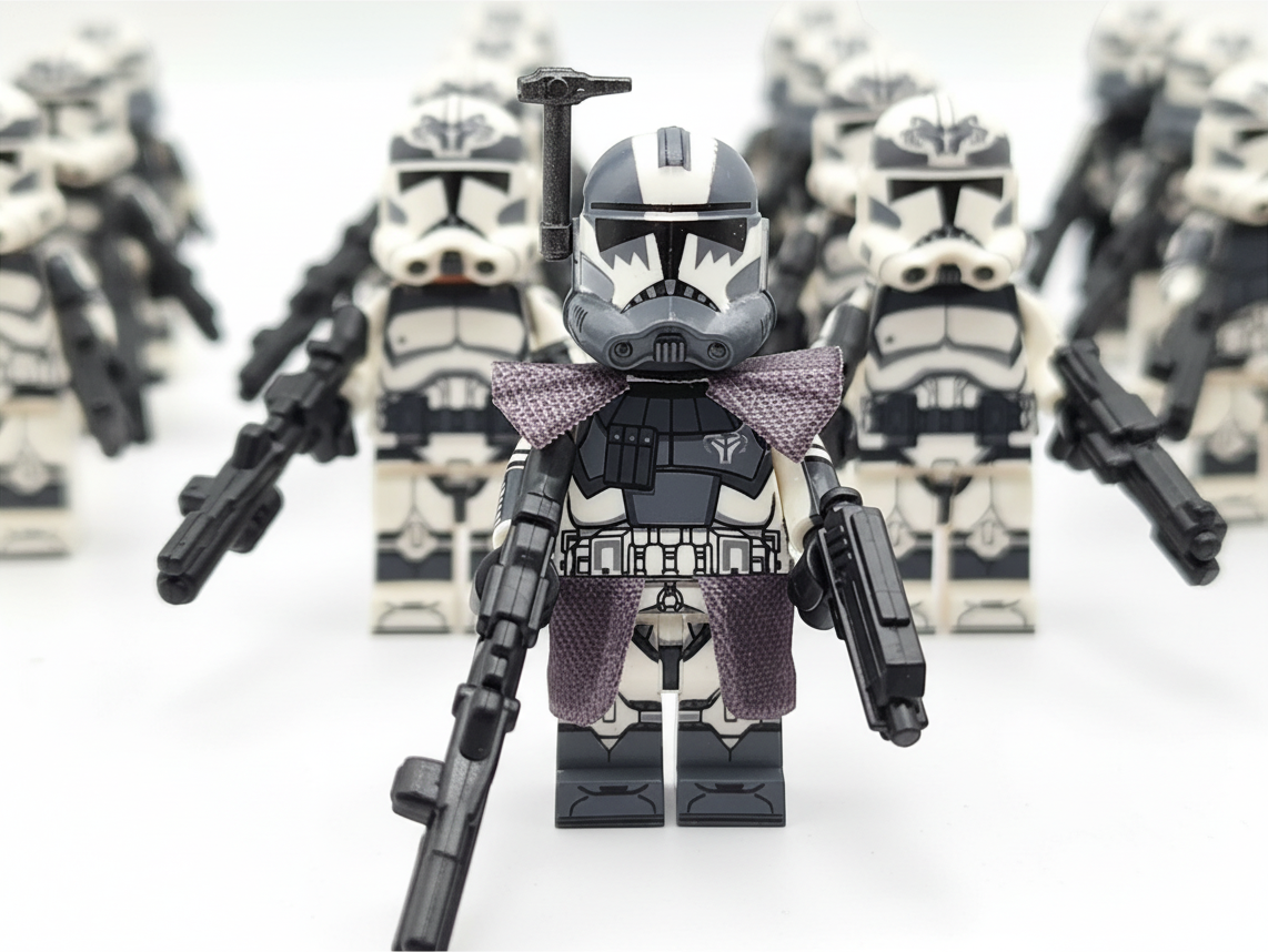 Star Wars 104th Phase 2 Wolfpack Commander Wolffe Clone Troopers 24pcs Minifigures Set
