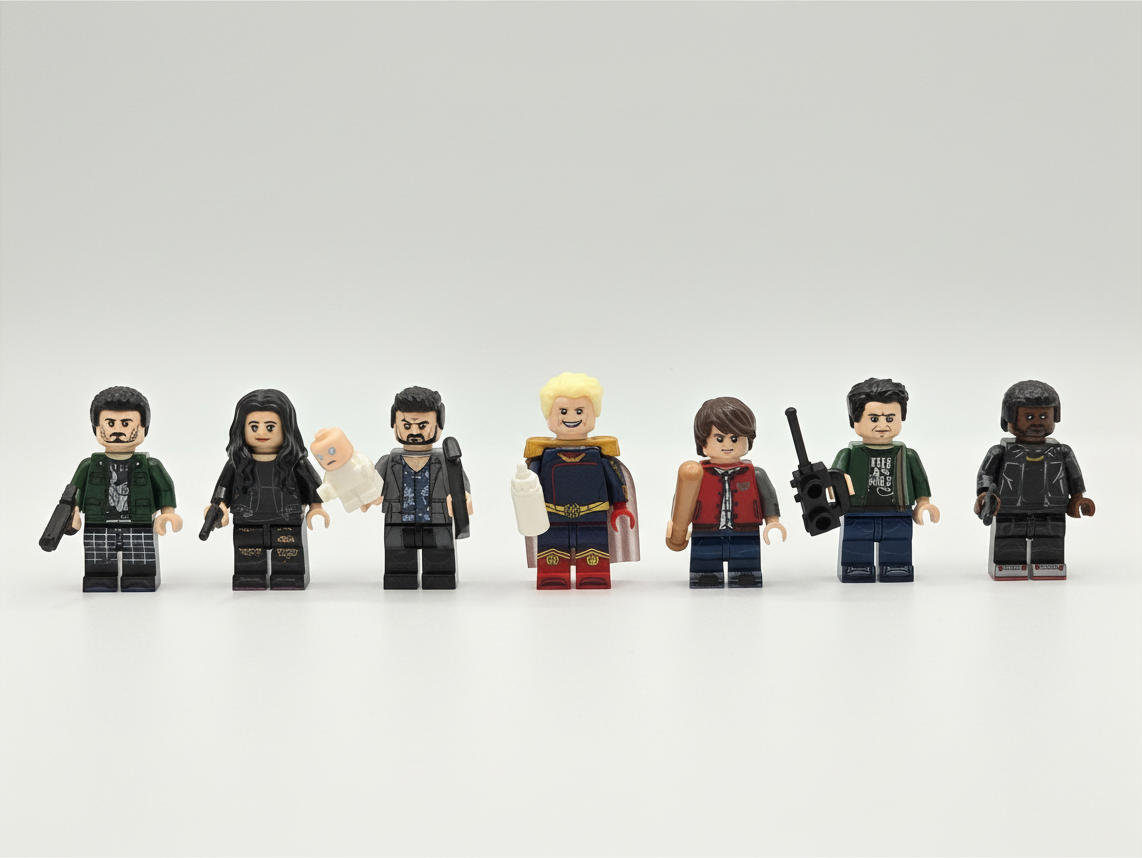 The Boys Custom Minifigures Set 7pcs XH