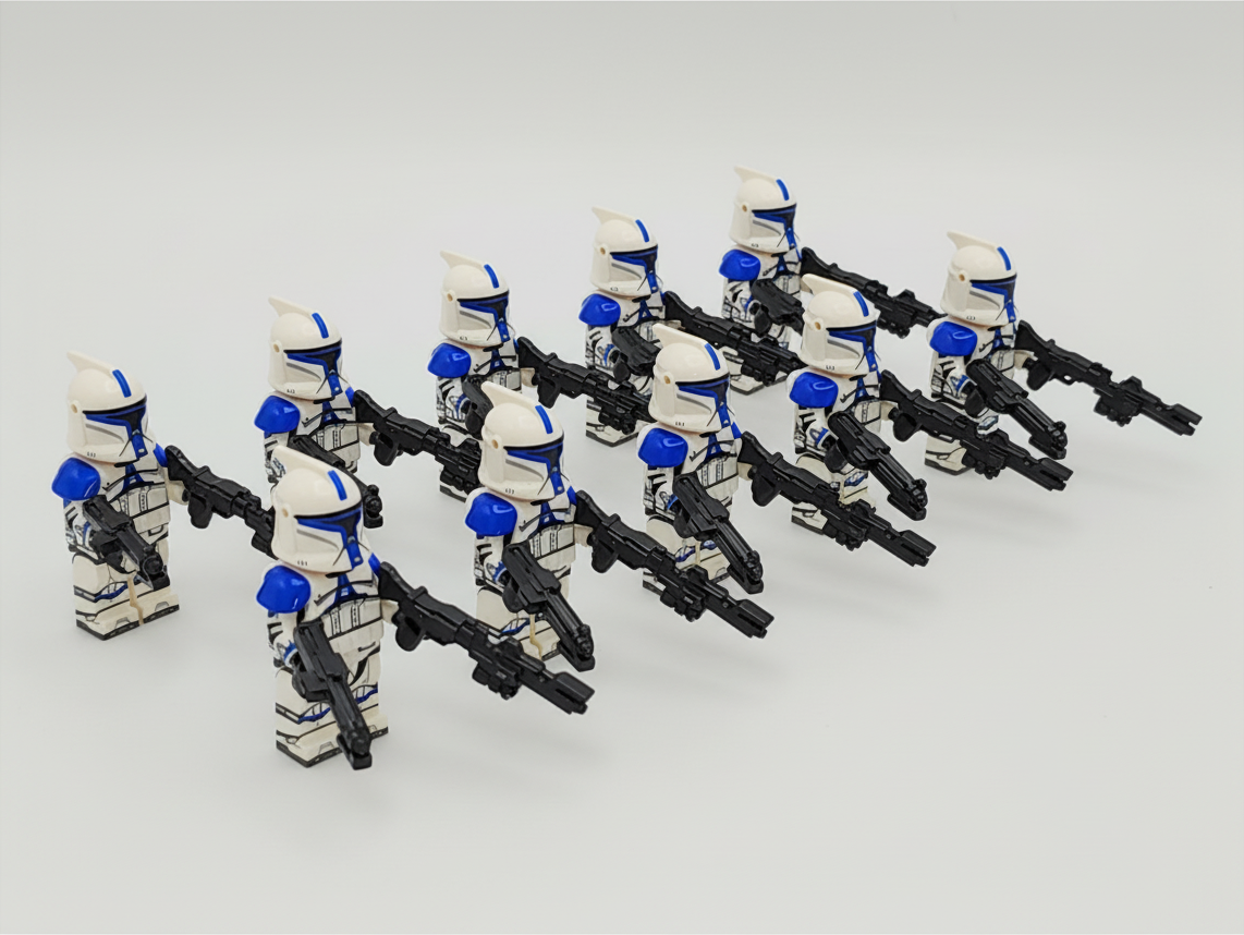 Star Wars Phase 1 501st Clone Troopers Custom Minifigures