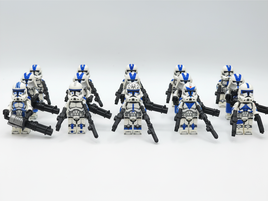 Star Wars 501st Custom Legion Army Minifigures Set x18