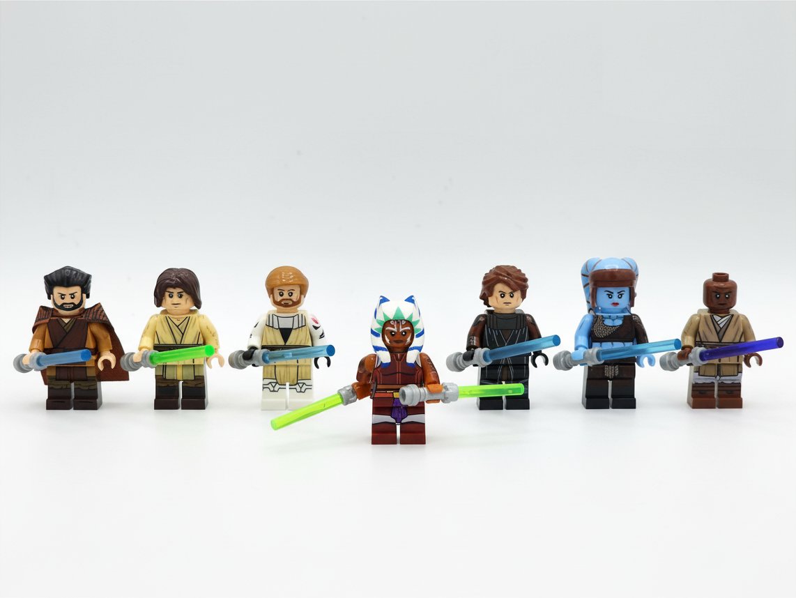 Star Wars: Tales of the Jedi Pack Custom Minifigures Set 7pcs