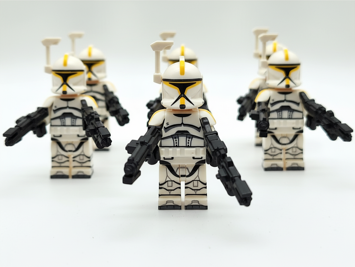 Star Wars Phase 1 Commander Bly 327th Clone Troopers 11pcs Minifigures Set