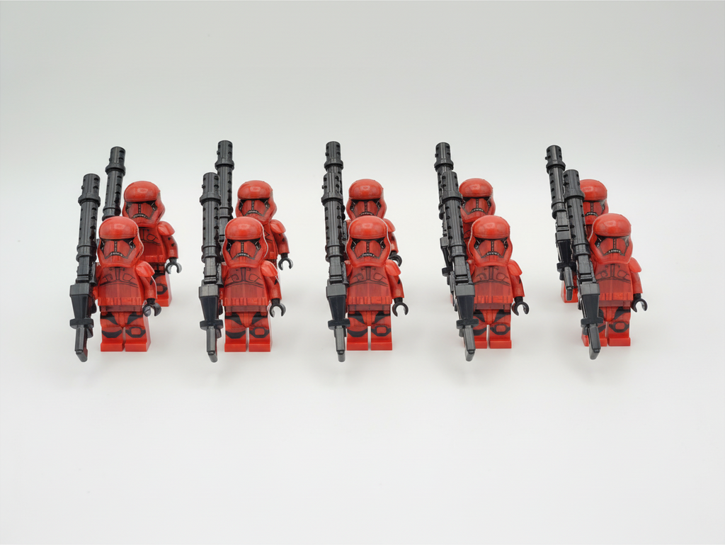 Star Wars Sith Armored Stormtroopers x10 Minifigures Set