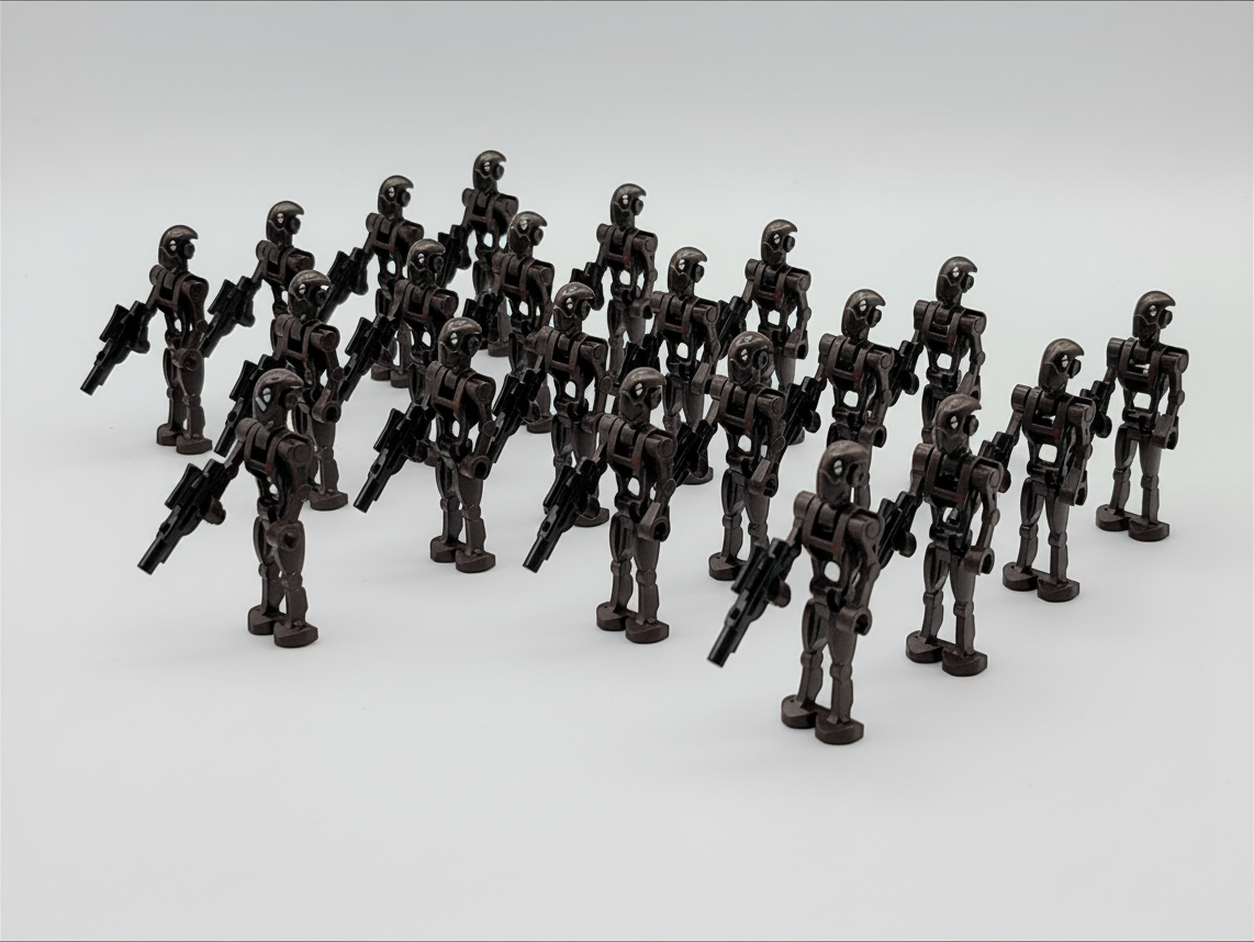 Star Wars Commando Droids + Captain 21 Minifigures Set