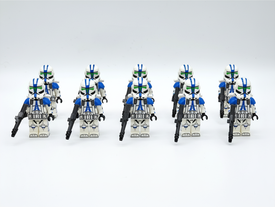 Star Wars 501th Jetpack Clone Troopers Custom Minifigures Set XH