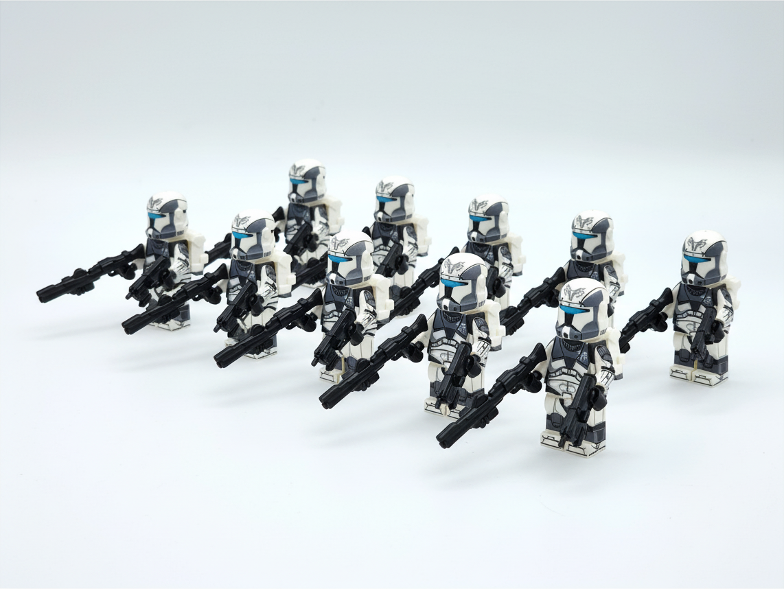 Star Wars 104th Wolfpack Clone Commandos Custom Minifigures Set WM