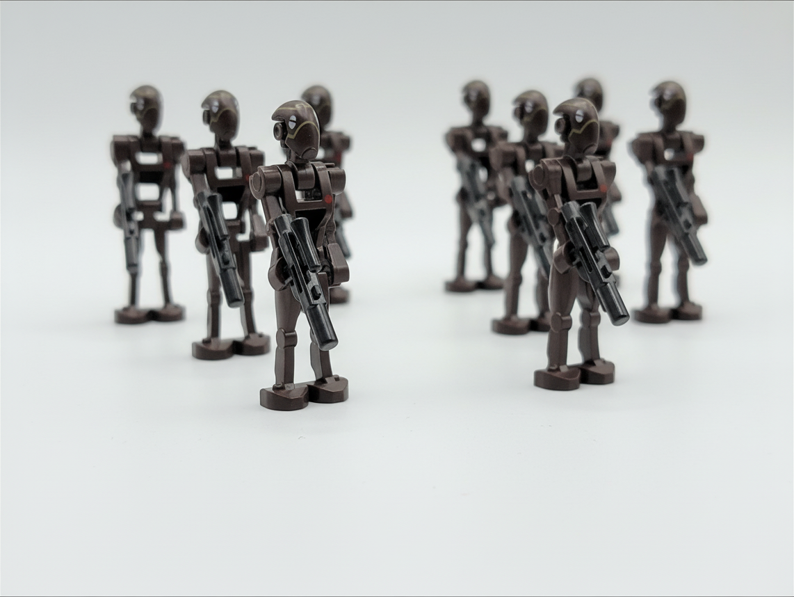 Star Wars Commando Droids + Captain 21 Minifigures Set