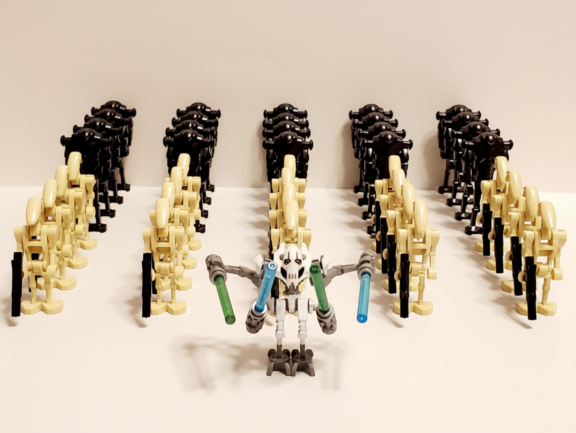 Star Wars General Grievous Battle Droid + Super Battle Droids 41 Minifigures Set