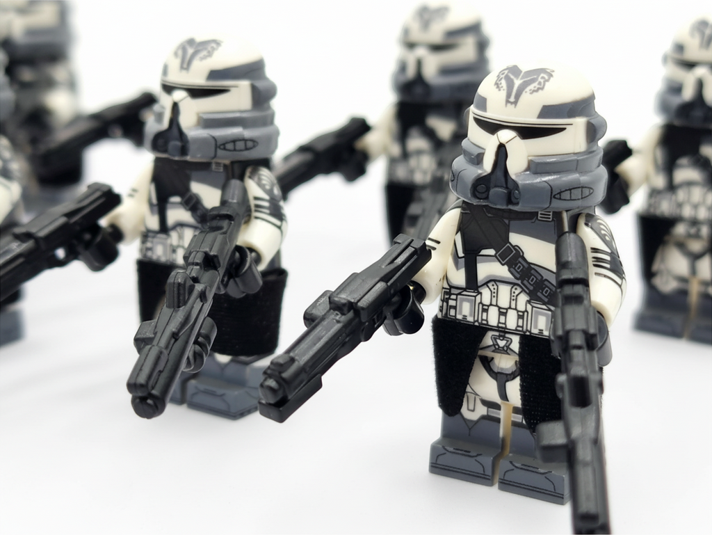 Star Wars Phase 2 Wolfpack Airborne Clone Troopers Paratroopers Custom Minifigures
