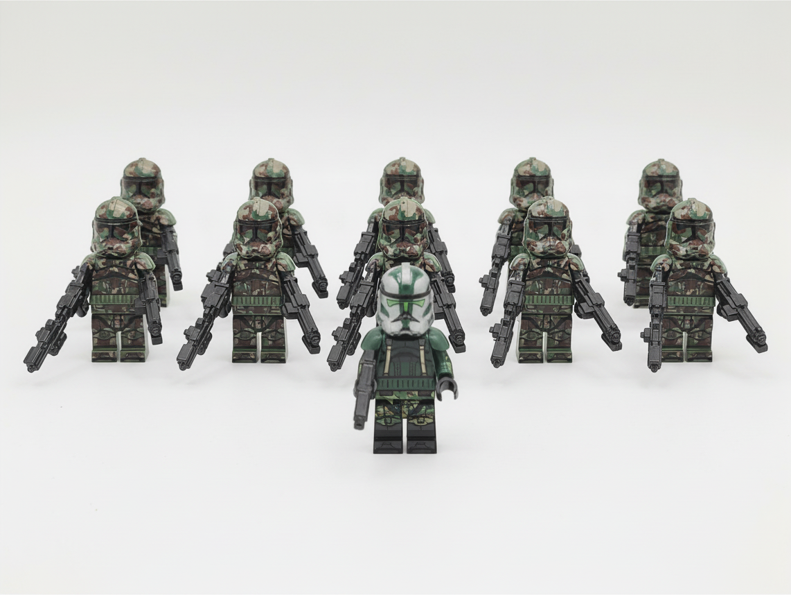Star Wars Commander Gree Kashyyyk Custom Clones x11 Minifigures Set