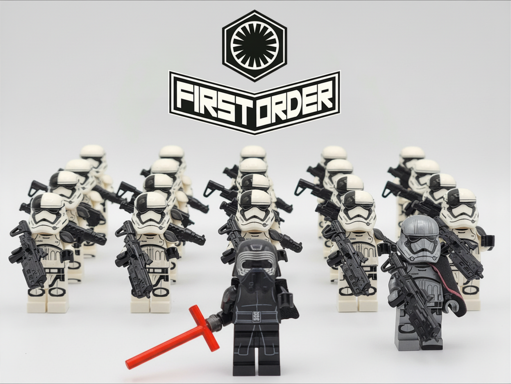 Star Wars Kylo Ren Captain Phasma First Order Stormtroopers Army Set 22pcs Set
