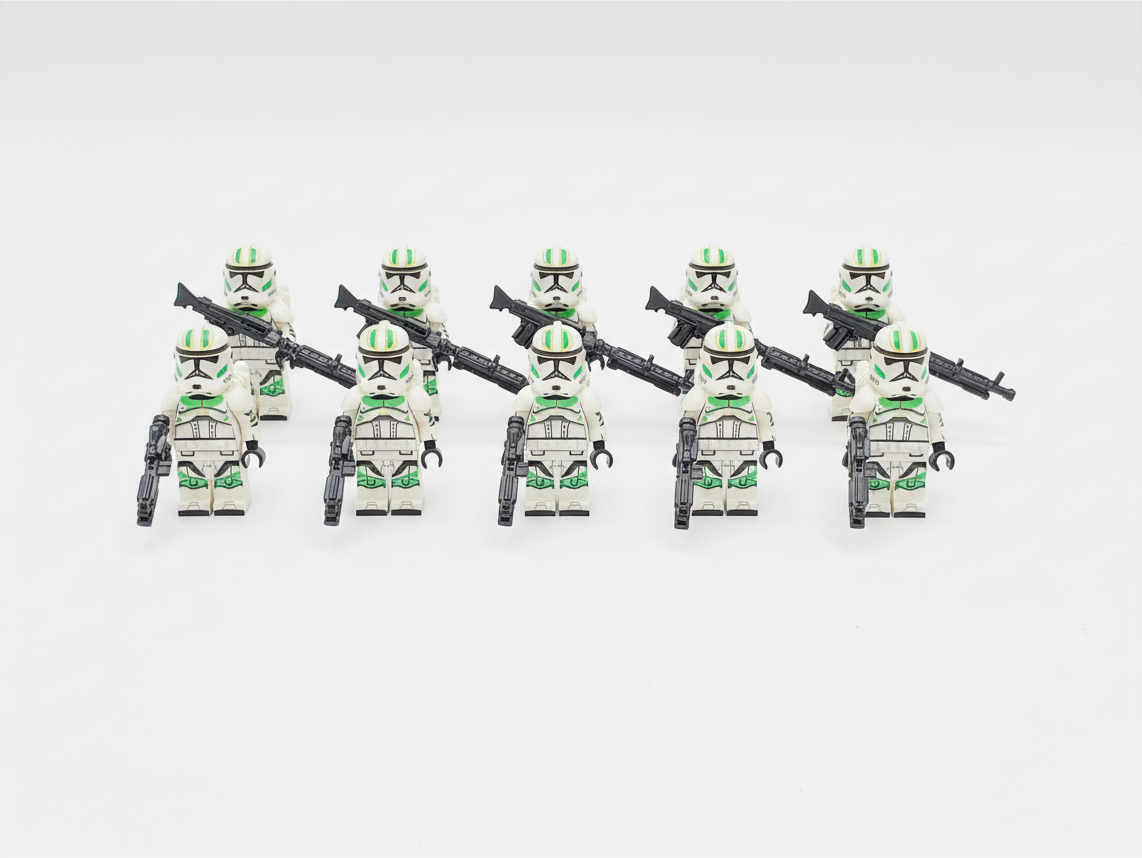 Star Wars Horn Company Armored Clones  x10 Minifigures Set