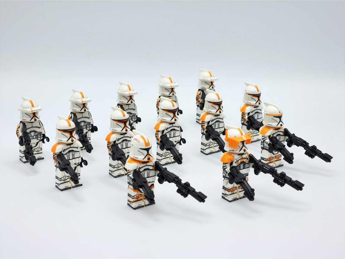 Star Wars Phase 1 Commander Cody 212th Clone Troopers Specialists Custom Minifigures Set 13pcs