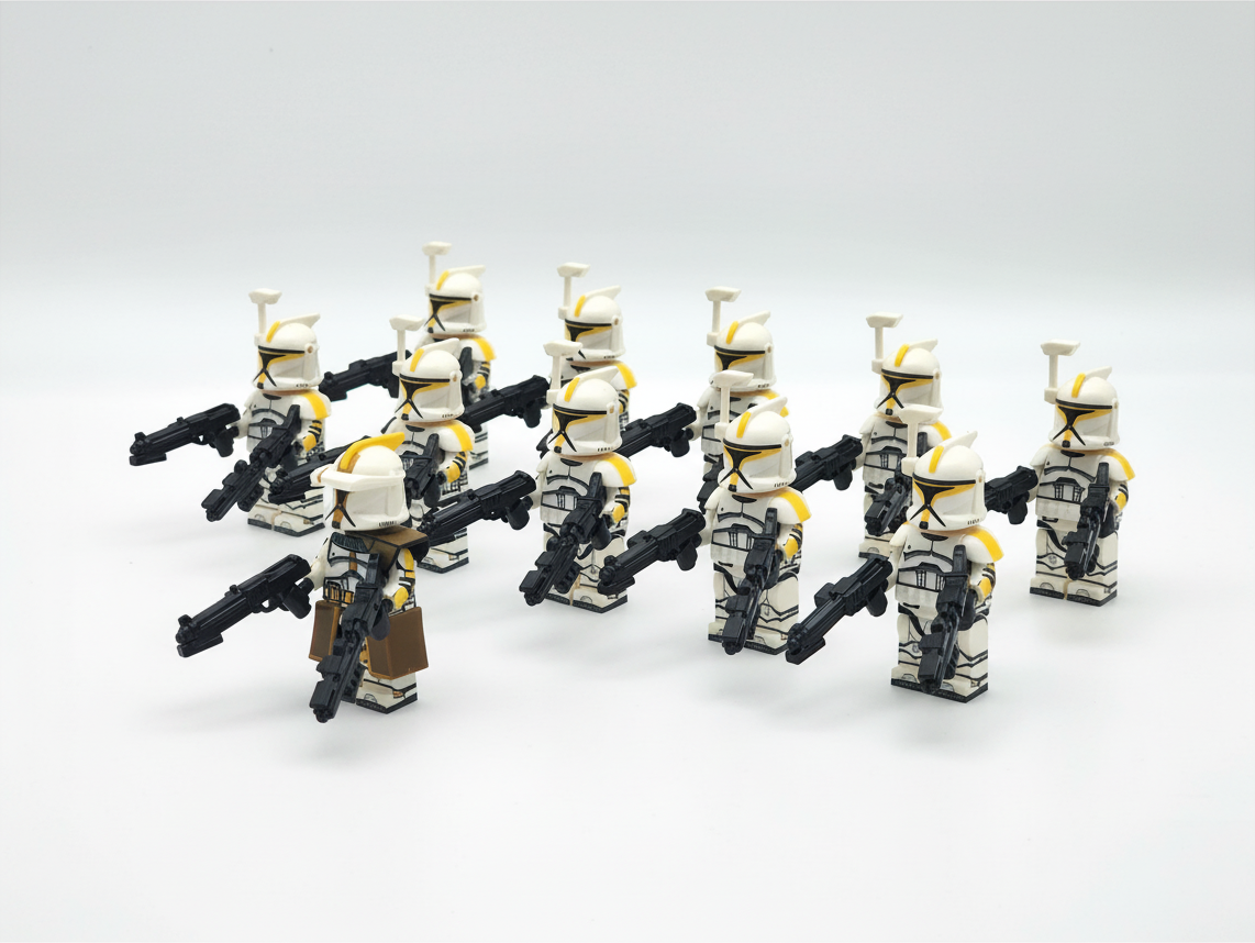 Star Wars Phase 1 Commander Bly 327th Clone Troopers 11pcs Minifigures Set