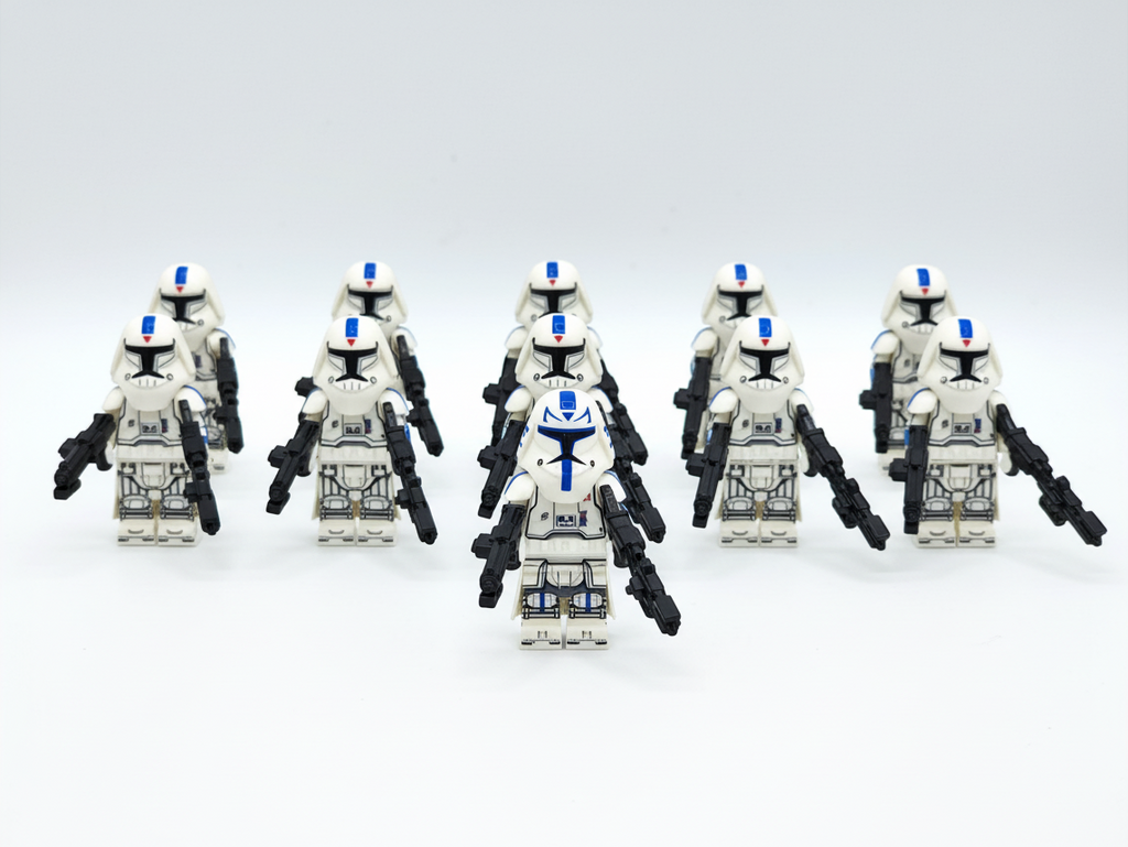 Star Wars 501st Captain Rex Clone Cold Assault Troopers Custom Minifigures  x11