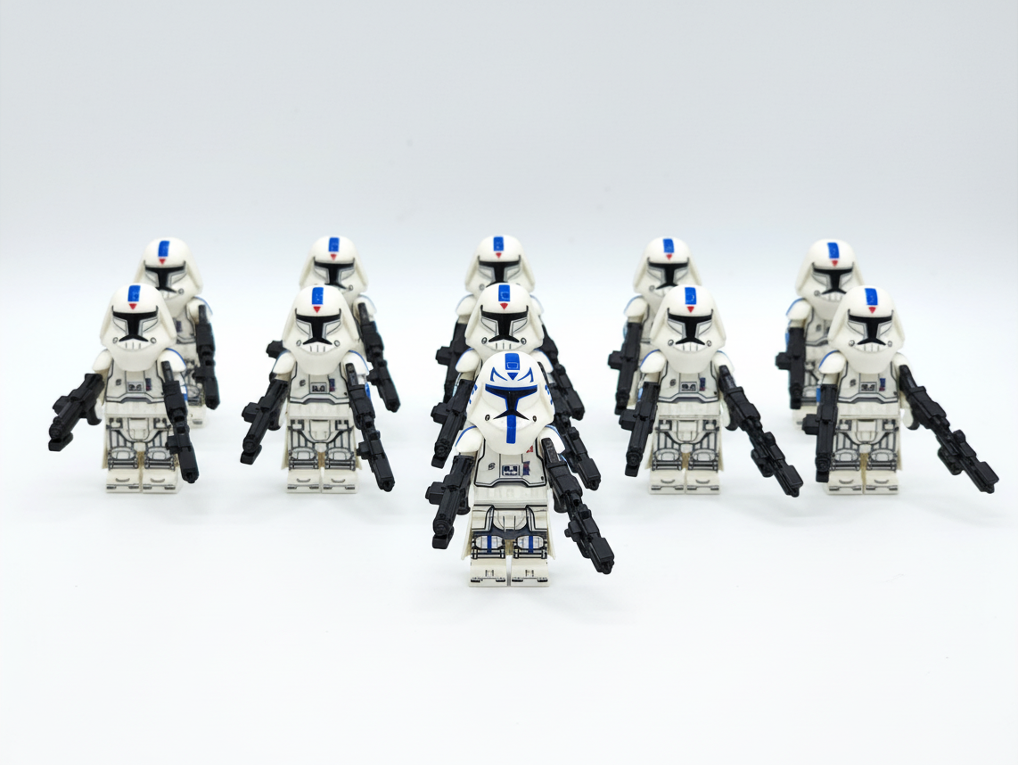 Star Wars 501st Captain Rex Clone Cold Assault Troopers Custom Minifigures  x11