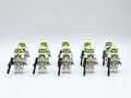 Star Wars 327th Jetpack Clone Troopers Custom Minifigures Set XH