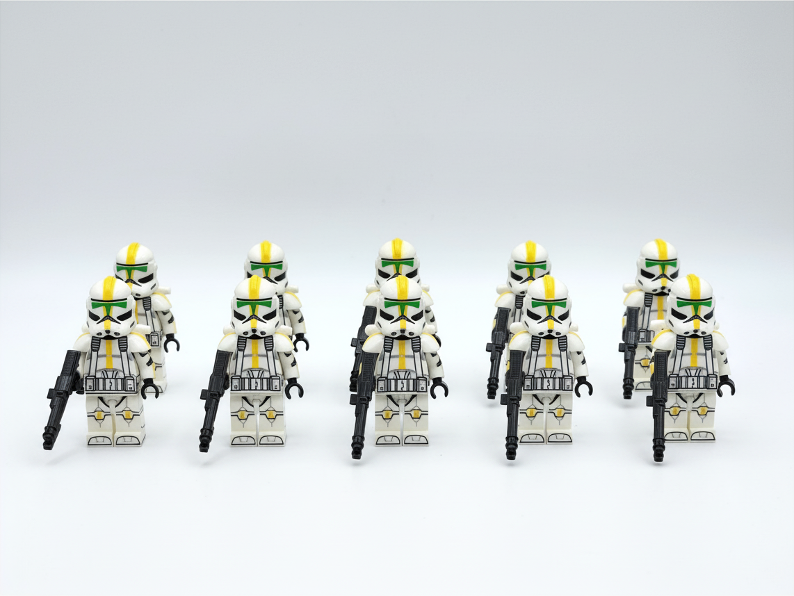 Star Wars 327th Jetpack Clone Troopers Custom Minifigures Set XH