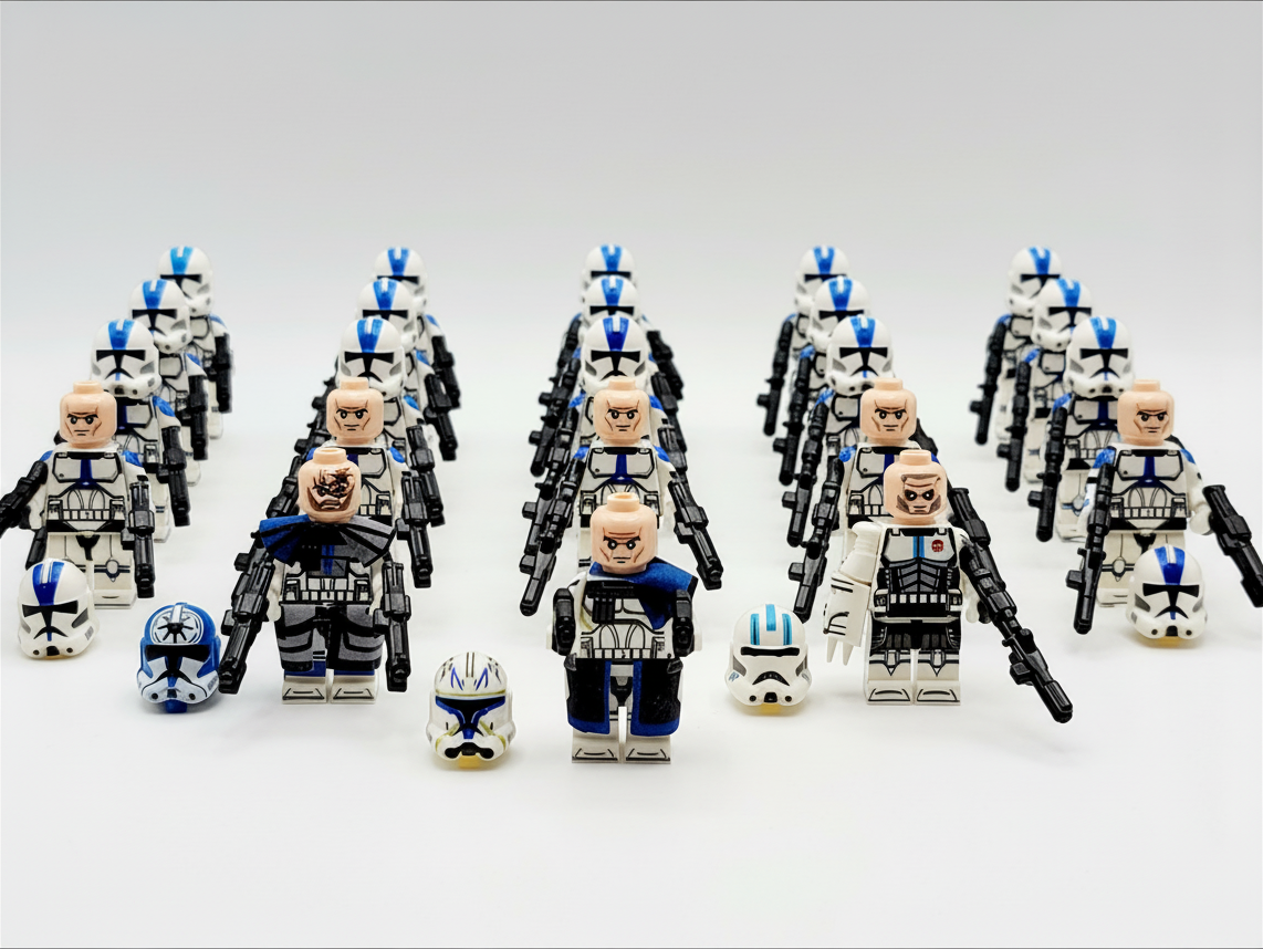 Star Wars 501st Captain Rex Jesse Echo Clone Troopers Army Set 23pcs Minifigures Set
