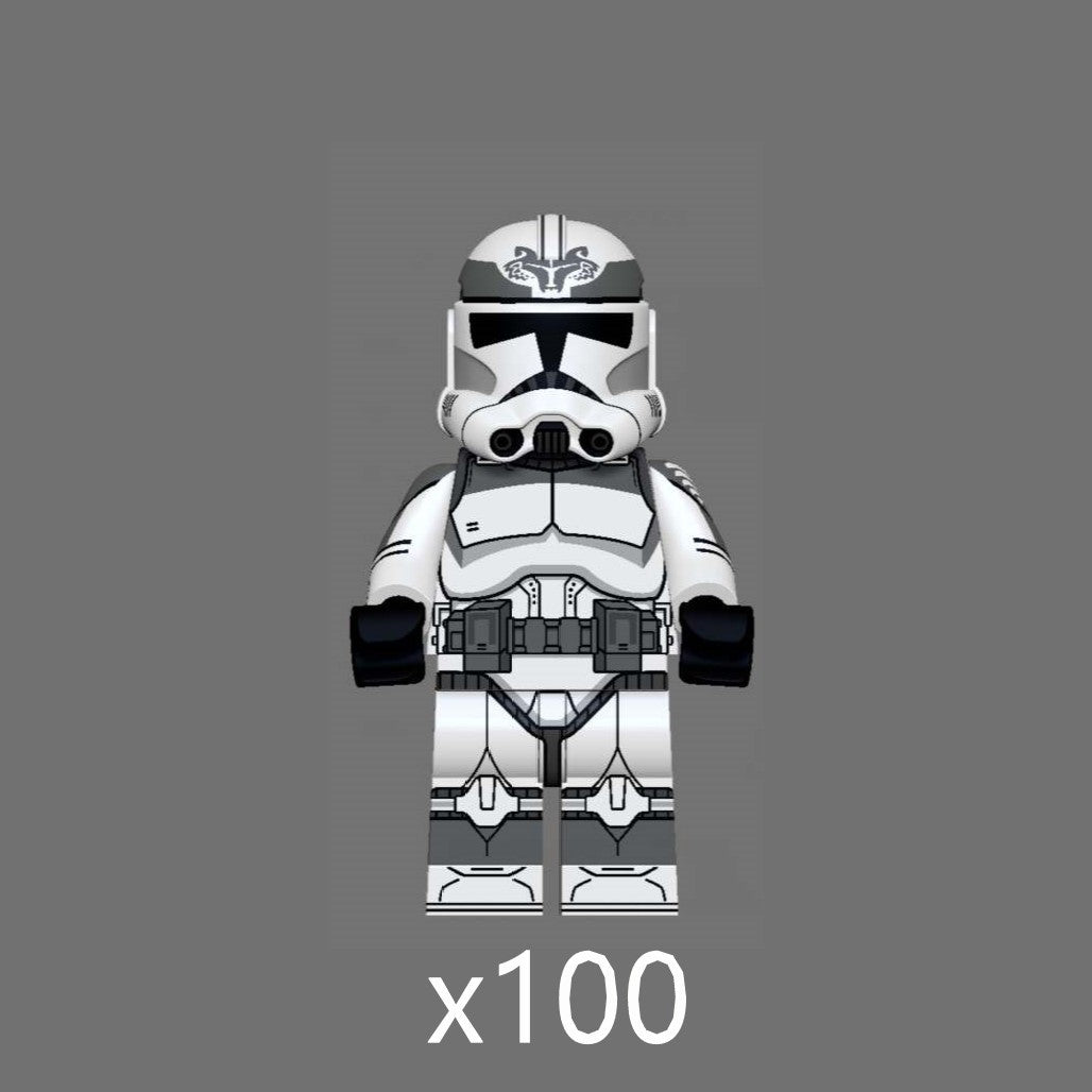 Star Wars Wolfpack Clone Troopers Bulk Army Set 100pcs