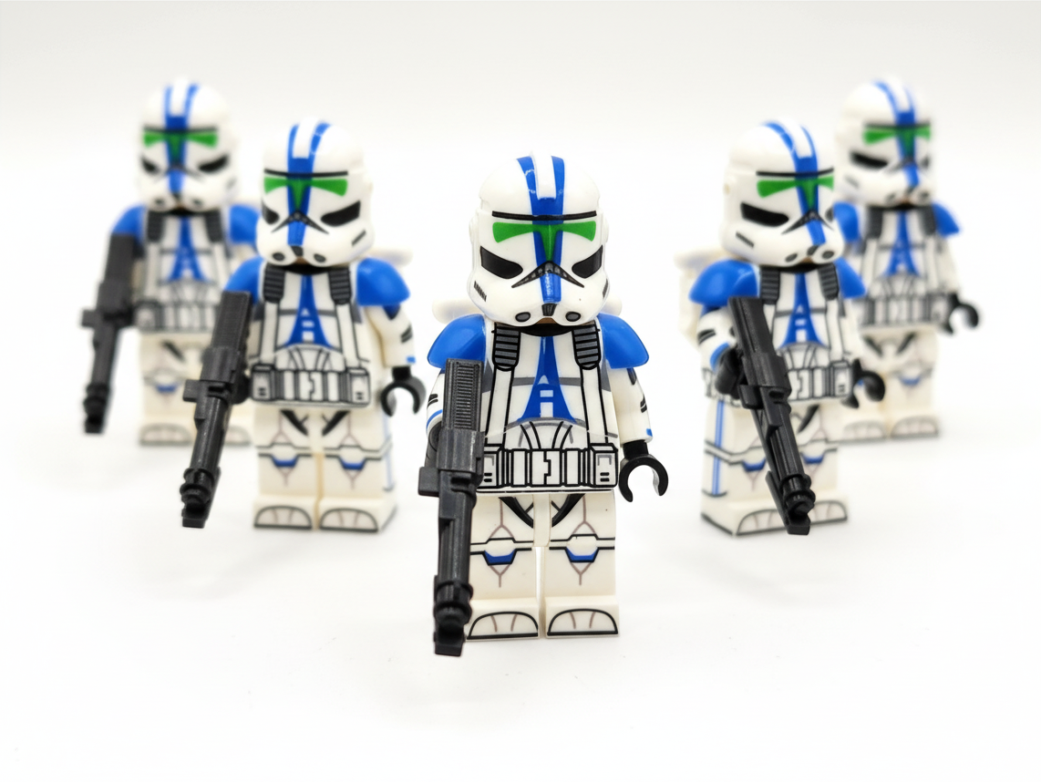 Star Wars 501th Jetpack Clone Troopers Custom Minifigures Set XH