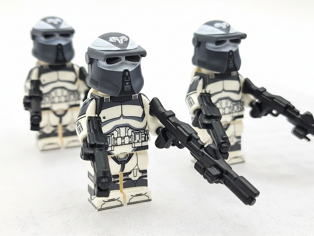 Star Wars 104th Wolfpack AT-RT Clone Trooper Drivers Custom Minifigures Set WM