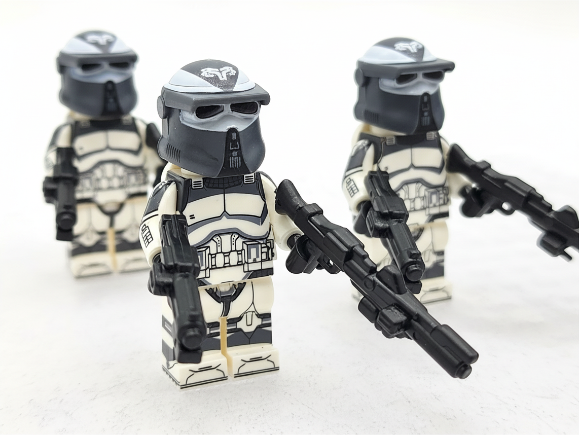 Star Wars 104th Wolfpack AT-RT Clone Trooper Drivers Custom Minifigures Set WM