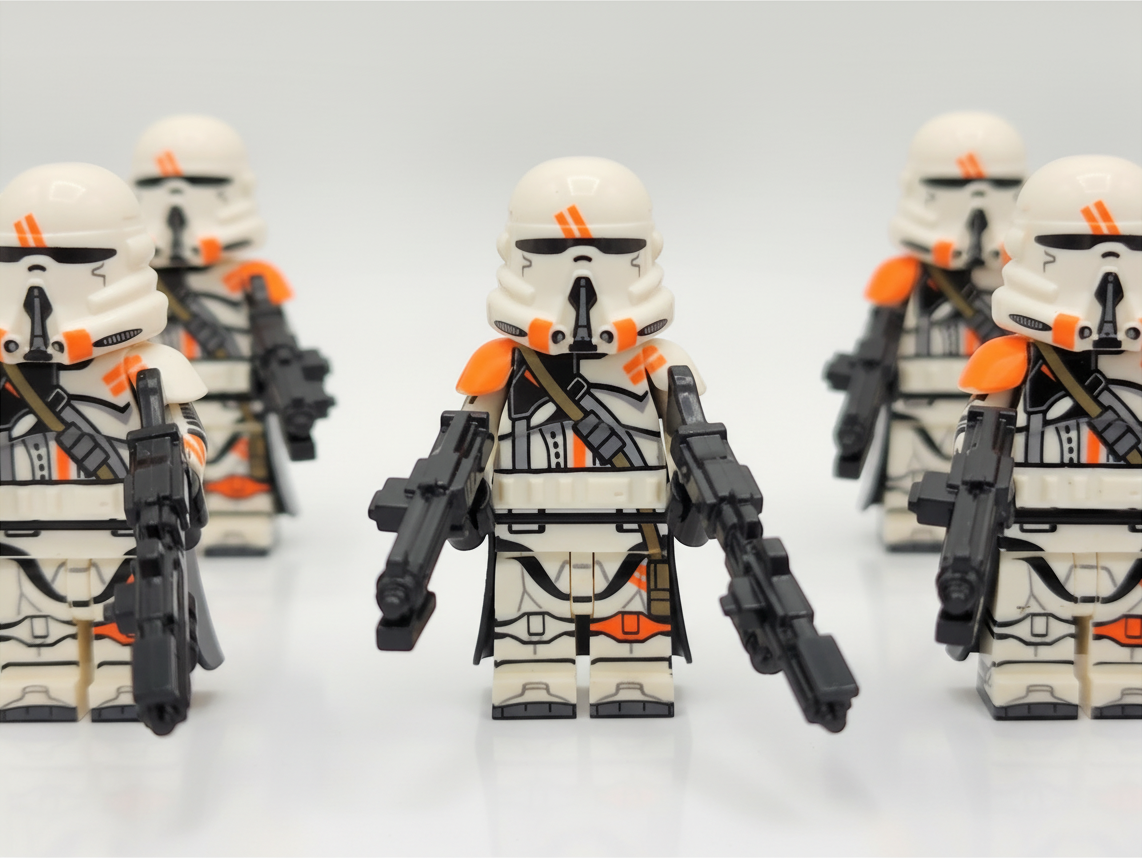 Star Wars Phase 2 212th AIrborne Clone Troopers Paratroopers Custom Minifigures