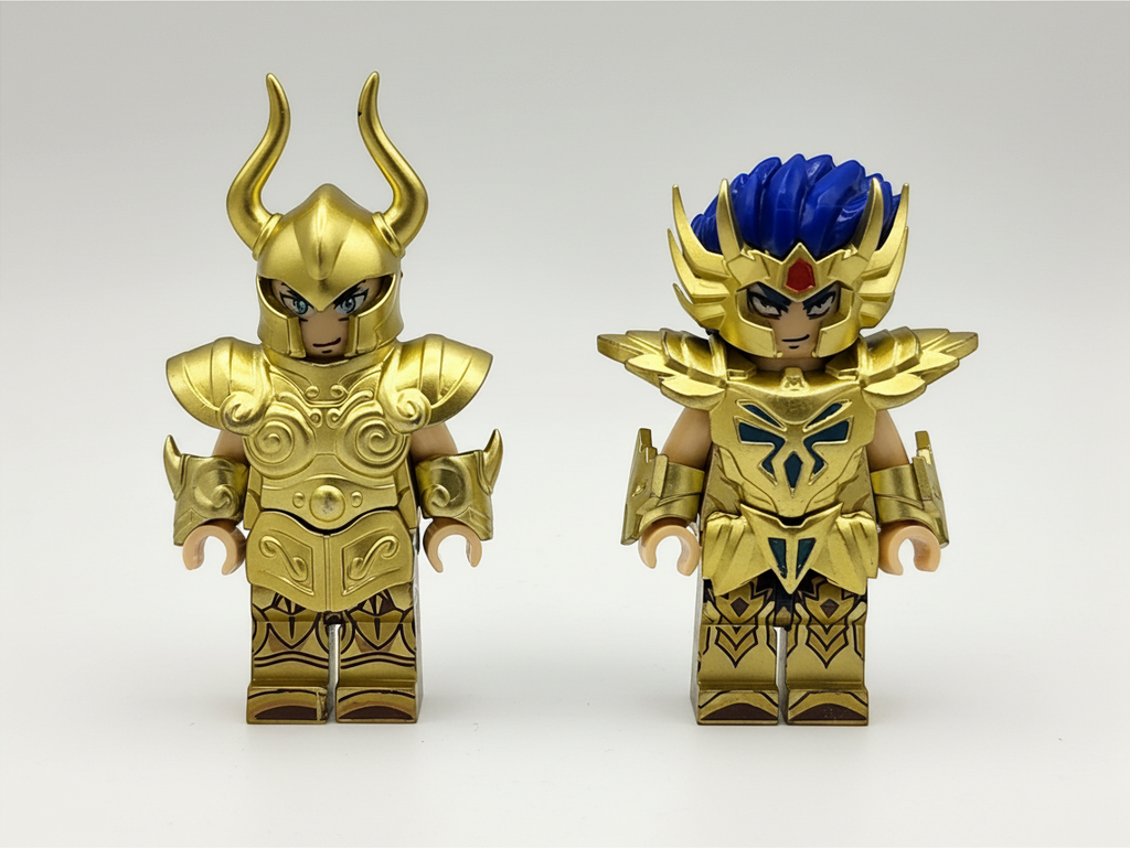 Saint Seiya Gold Saints Custom Anime Minifigures 6pcs Set 1