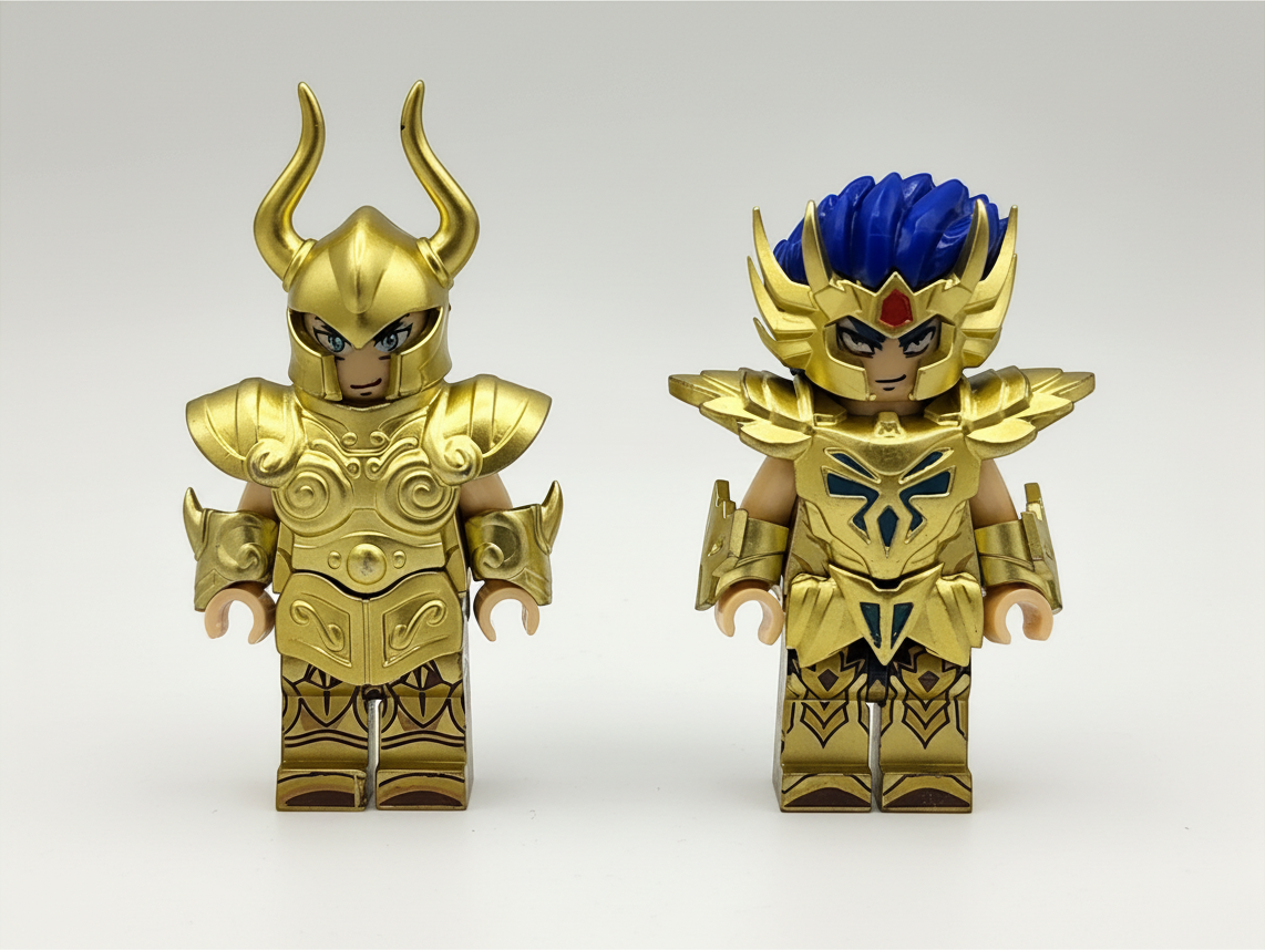 Saint Seiya Gold Saints Custom Anime Minifigures 6pcs Set 1