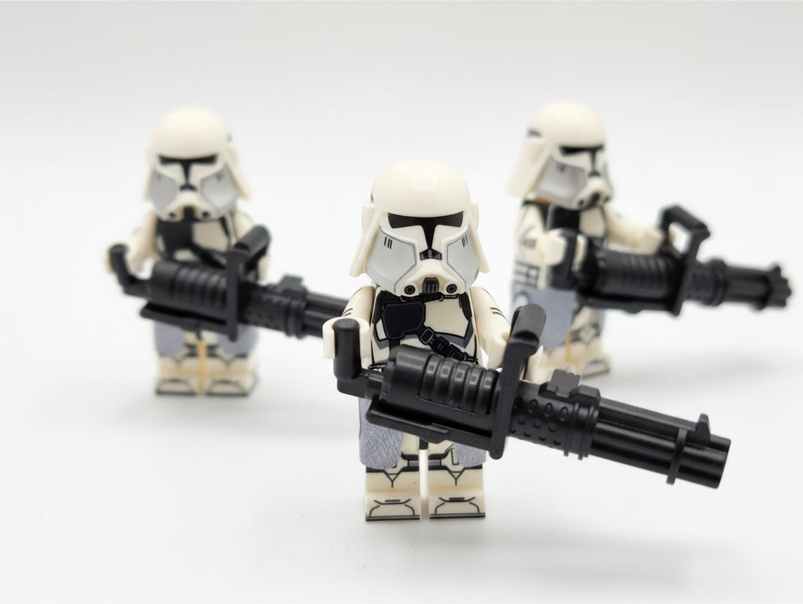 Star Wars Phase 2 Heavy Clone Troopers Custom Minifigures Set