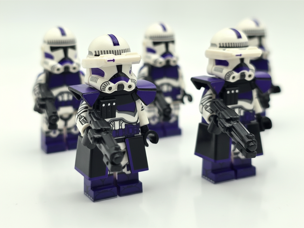 Star Wars Mace Windu 187th Legion Clone Troopers Minifigures Set 11pcs