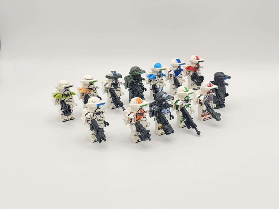 Star Wars Clone Commandos Delta Squad + Assortment 13x Minifigures Set