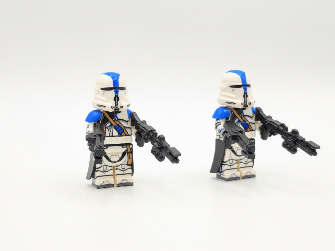 Star Wars Phase 2 501st AIrborne Clone Troopers Paratroopers Custom Minifigures