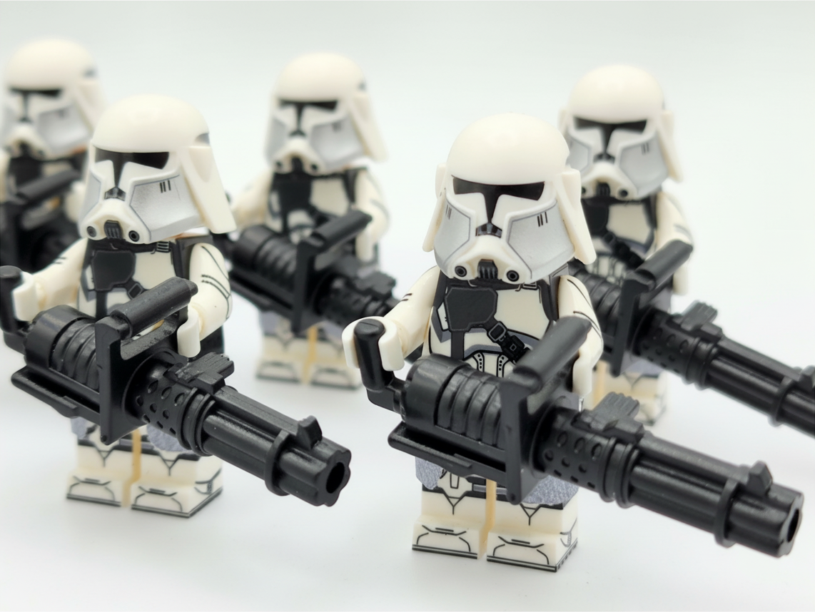 Star Wars Phase 2 Heavy Clone Troopers Custom Minifigures Set
